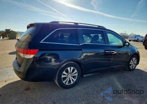 2014 Honda Odyssey Ex z USA, uszkodzony, nr VIN 5FNRL5H49EB025314